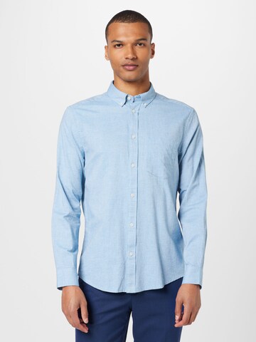 minimum Regular fit Button Up Shirt 'Jay' in Blue: front