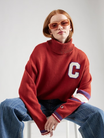 Champion Authentic Athletic Apparel Pullover in Rot