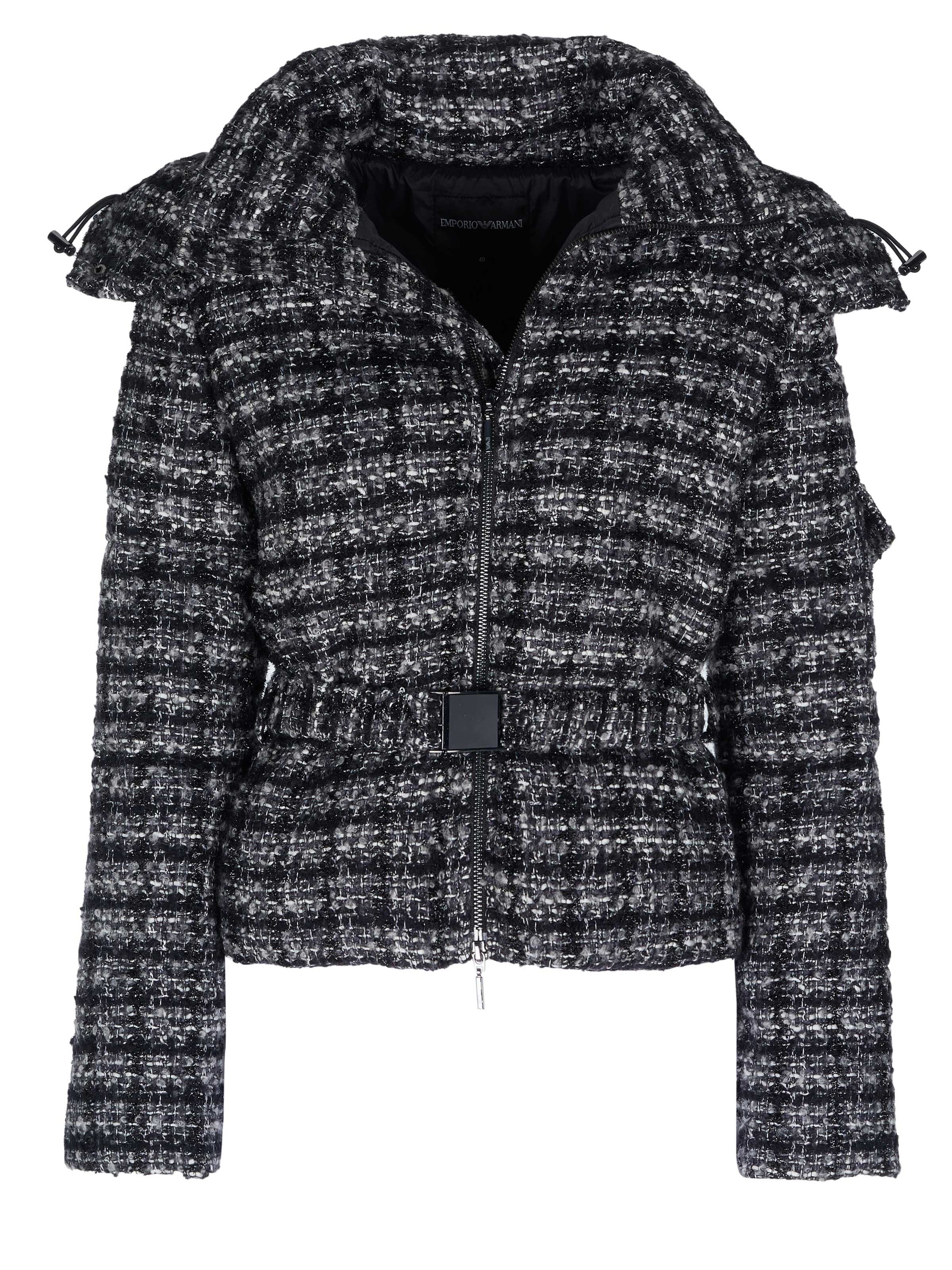 Veste mi-saison 'Emporio Armani Jacke' ARMANI en noir : devant