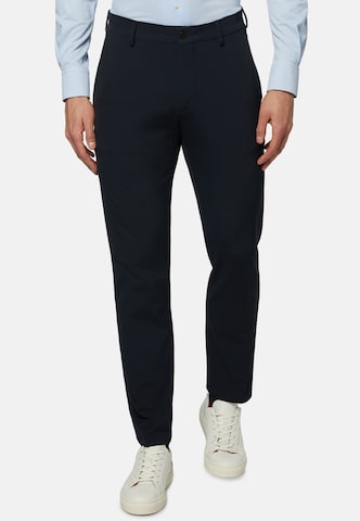 Coupe slim Pantalon chino Boggi Milano en bleu : devant