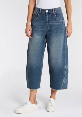 Herrlicher Wide Leg Jeans in Blau: Vorderseite