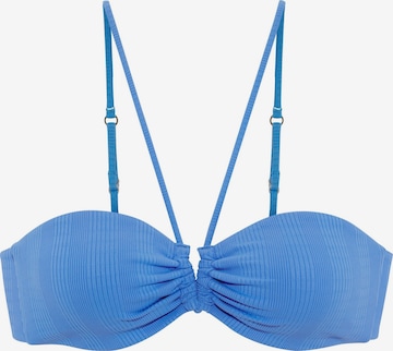mėlyna Copenhagen Studios Bandeau Bikinio viršutinė dalis: priekis