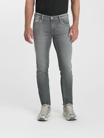 Le Temps Des Cerises Slimfit Jeans '700/11' in Grijs: voorkant