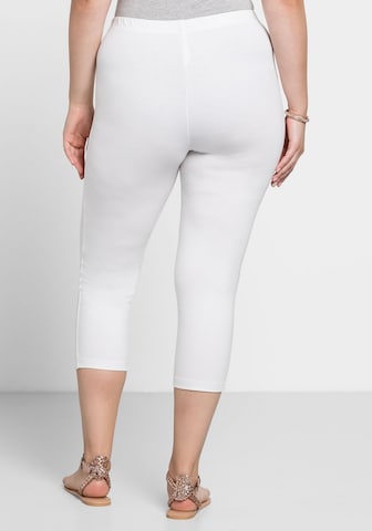 SHEEGO Skinny Leggings in Weiß