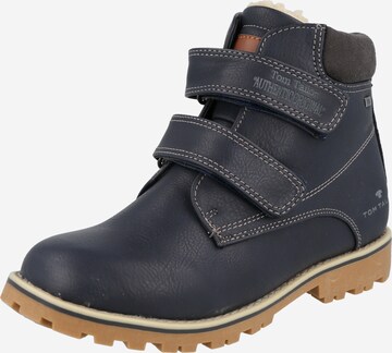 TOM TAILOR Boots in Blue: front