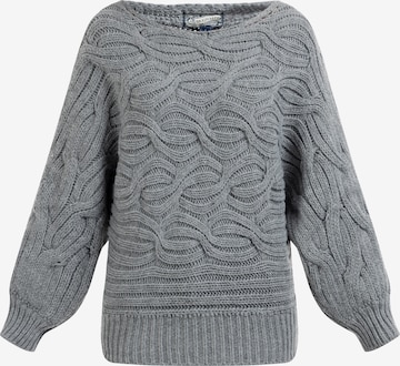 DreiMaster Vintage - Jersey 'Naemi' en gris: frente