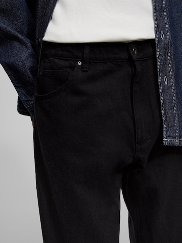 Loosefit Jeans de la Pull&Bear pe negru