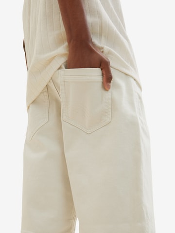 TOM TAILOR Regular Trousers 'Morris' in White