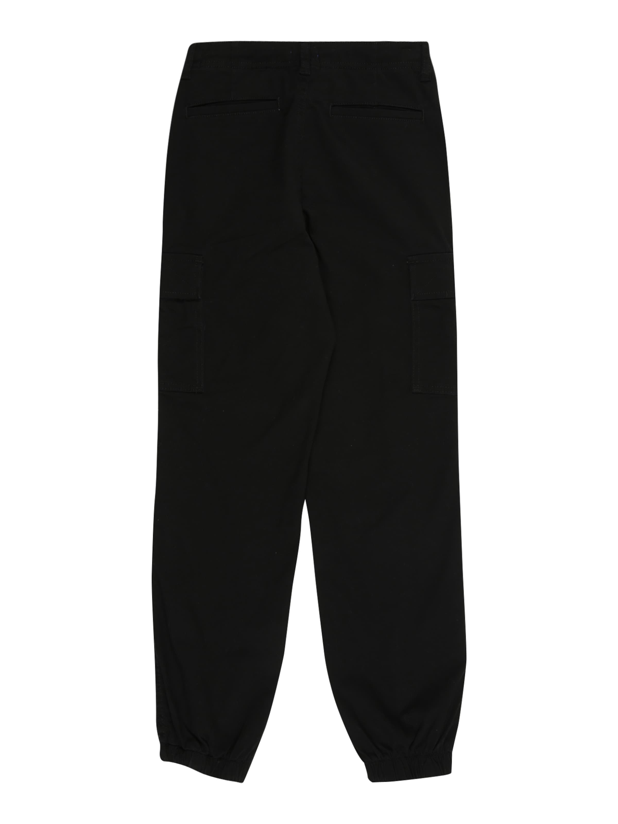 Jack & Jones JuniorTapered Hlače 'JPSTKANE JJJONNIE' - crna boja