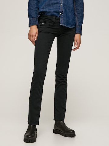 Pepe Jeans - Regular Calças de ganga 'Venus' em preto: frente