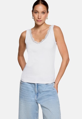 zero Top in White: front
