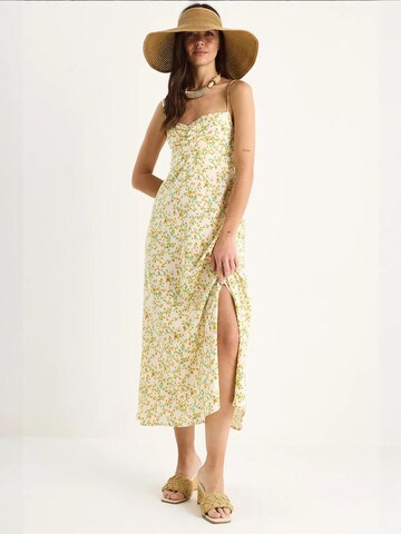 Bianco Lucci - Vestido de verão em mistura de cores