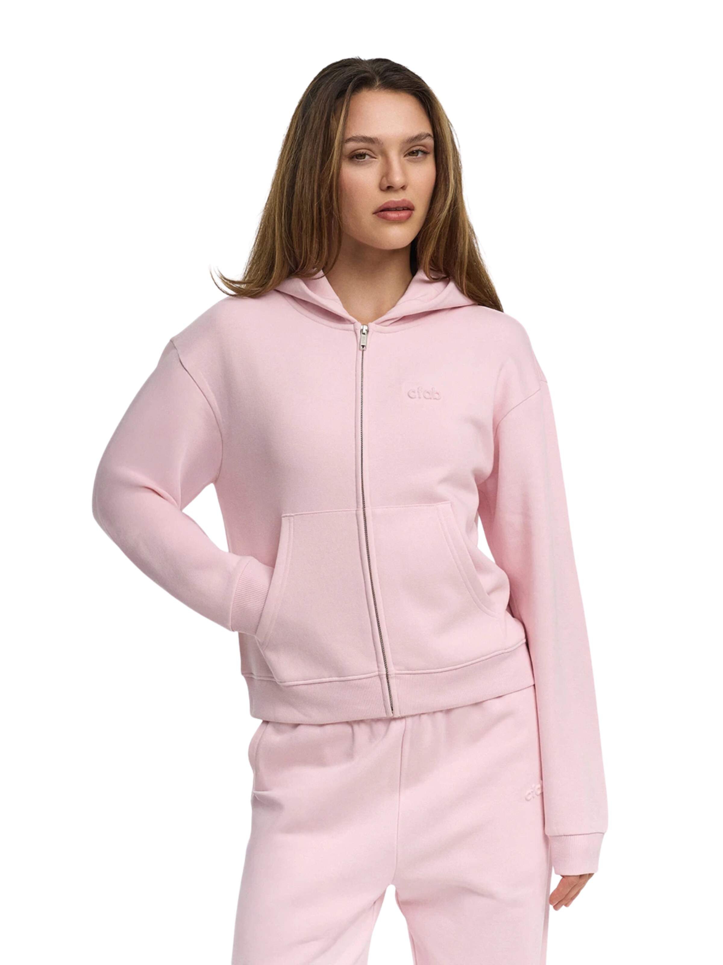 Veste de survêtement 'Everyday' cfab (formerly creamy fabrics) en rose