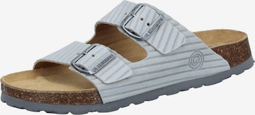 DR. BRINKMANN Pantolette 'BONILLO' in Grau: Vorderseite