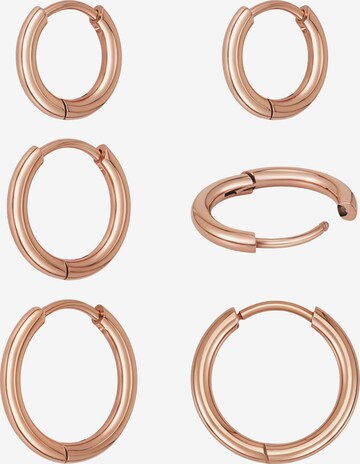 Boucles d'oreilles GOOD.designs en rouge : devant