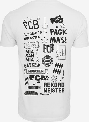 FC BAYERN MÜNCHEN T-Shirt 'FC Bayern München Graphic' in Weiß
