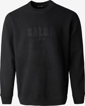 Salsa Jeans Sweatshirt in Schwarz: predná strana