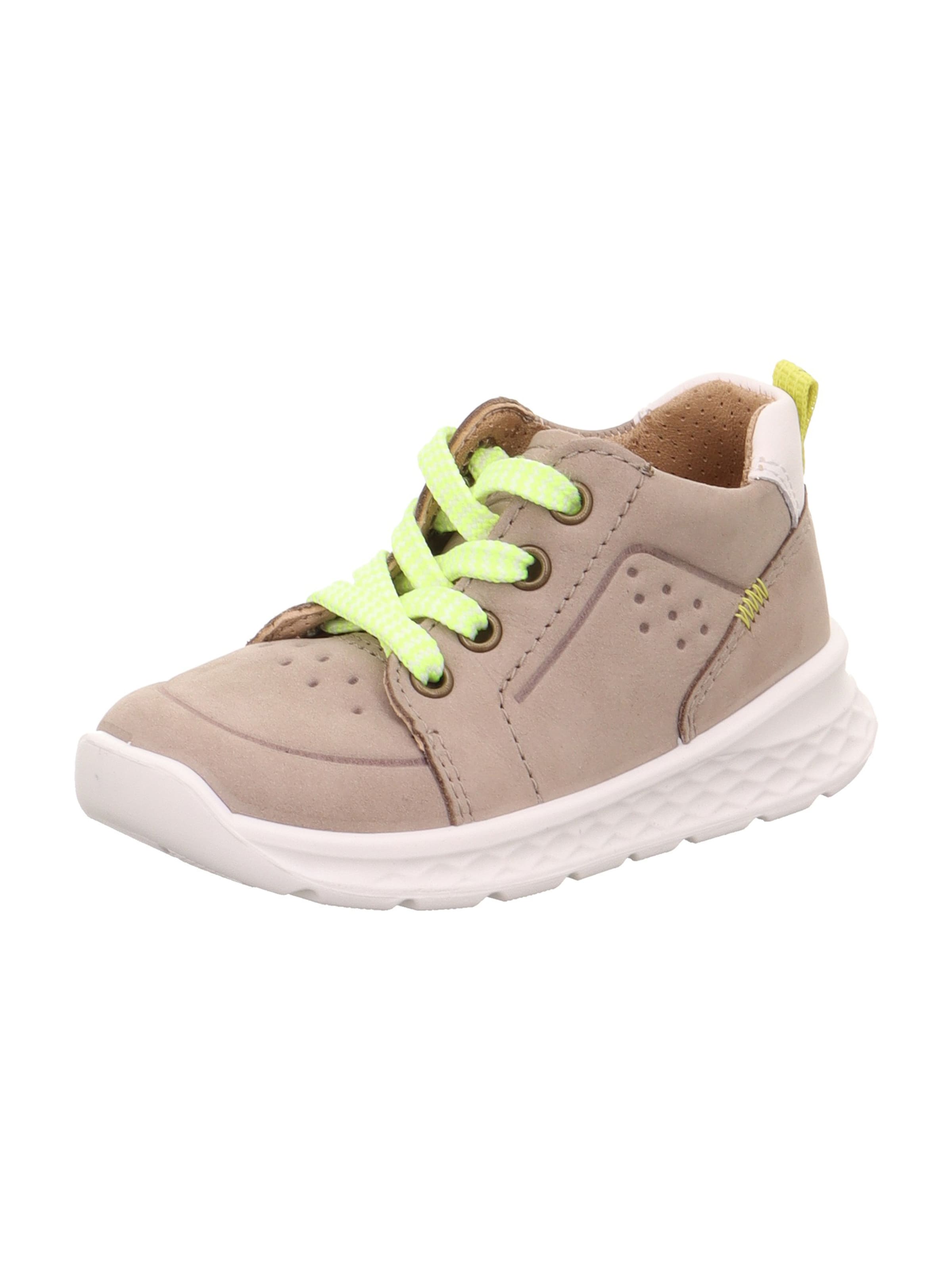 Scarpina primi passi 'BREEZE' di SUPERFIT in beige: frontale