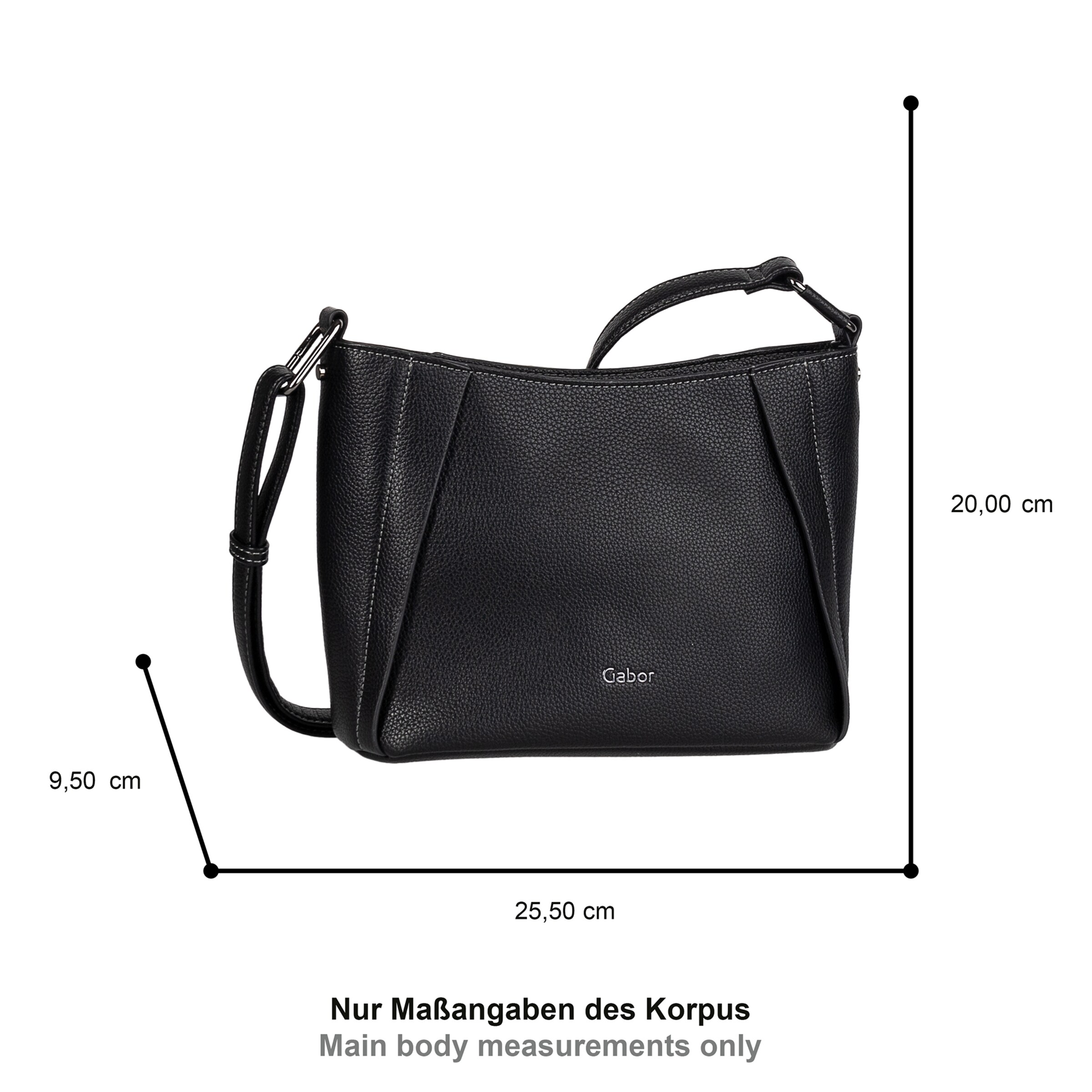 Borsa a tracolla 'Brianne' di GABOR in nero