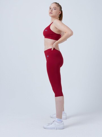 SPORTKIND Skinny Leggings '3/4 Leggings'‌‌‌‌‌ in Rot