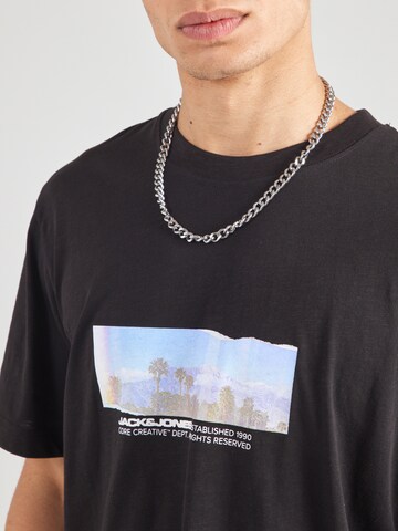 JACK & JONES Футболка 'JCOSAGO' в Черный