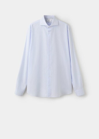 MANGO MAN Slim Fit Hemd 'Cadaques' in Blau