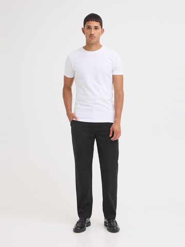 BLEND Loose fit Chino trousers 'Natan' in Black