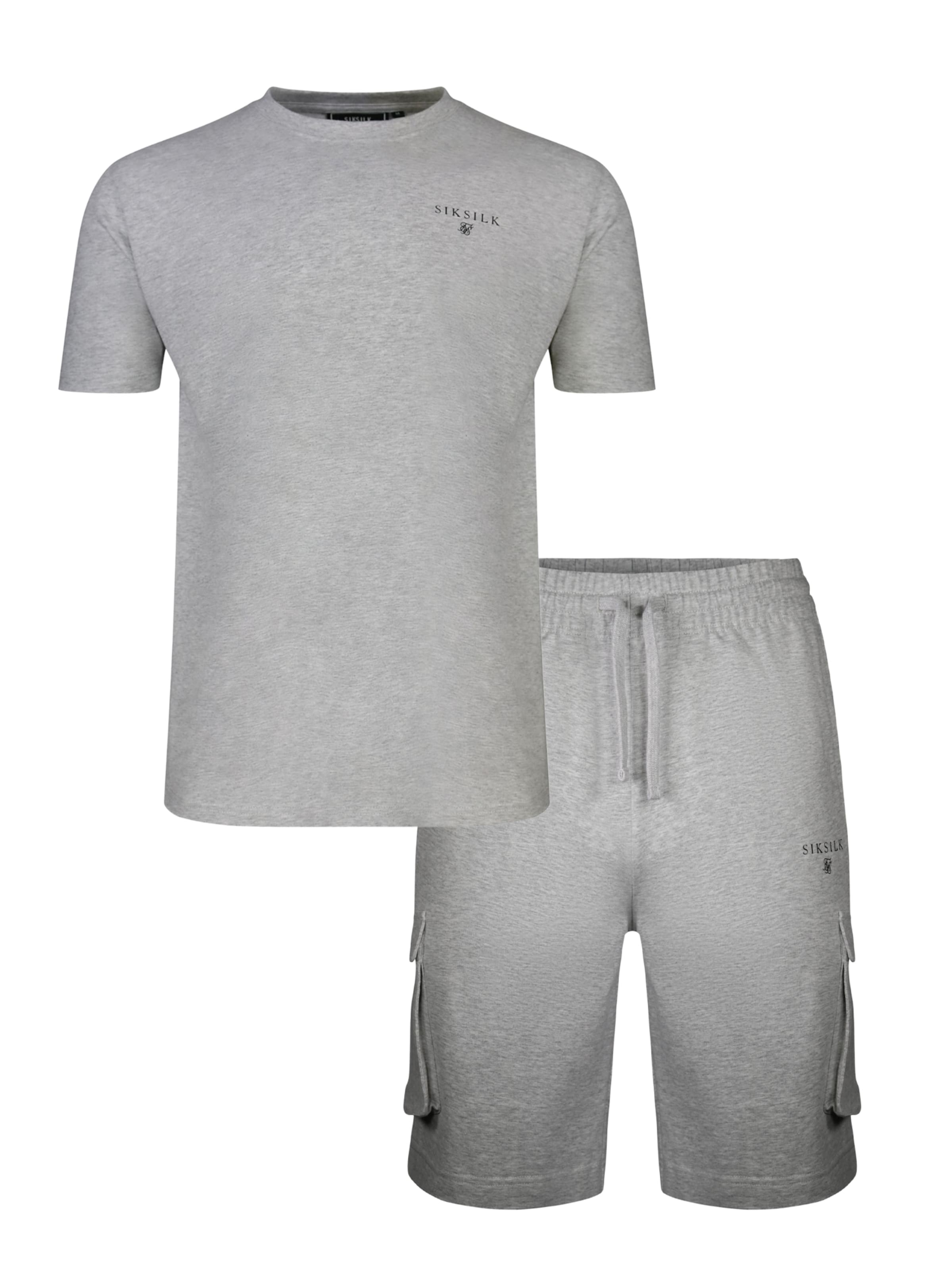 SikSilk Set in Grau: Vorderseite