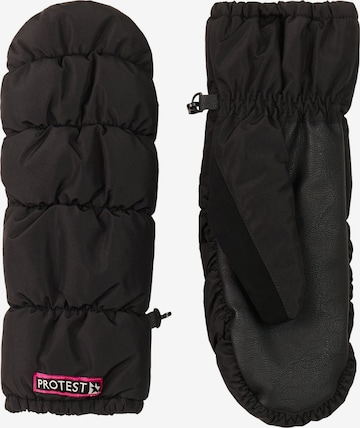 PROTEST Sports gloves 'PRTCalum' in Black: front