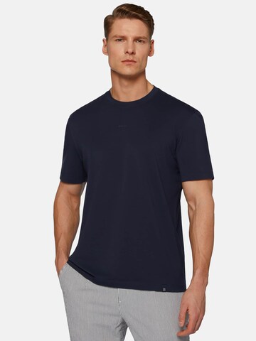 Tricou de la Boggi Milano pe albastru: față