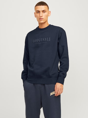 JACK & JONES Sweatshirt 'JWHFREDERIKSBERG' i blå: framsida