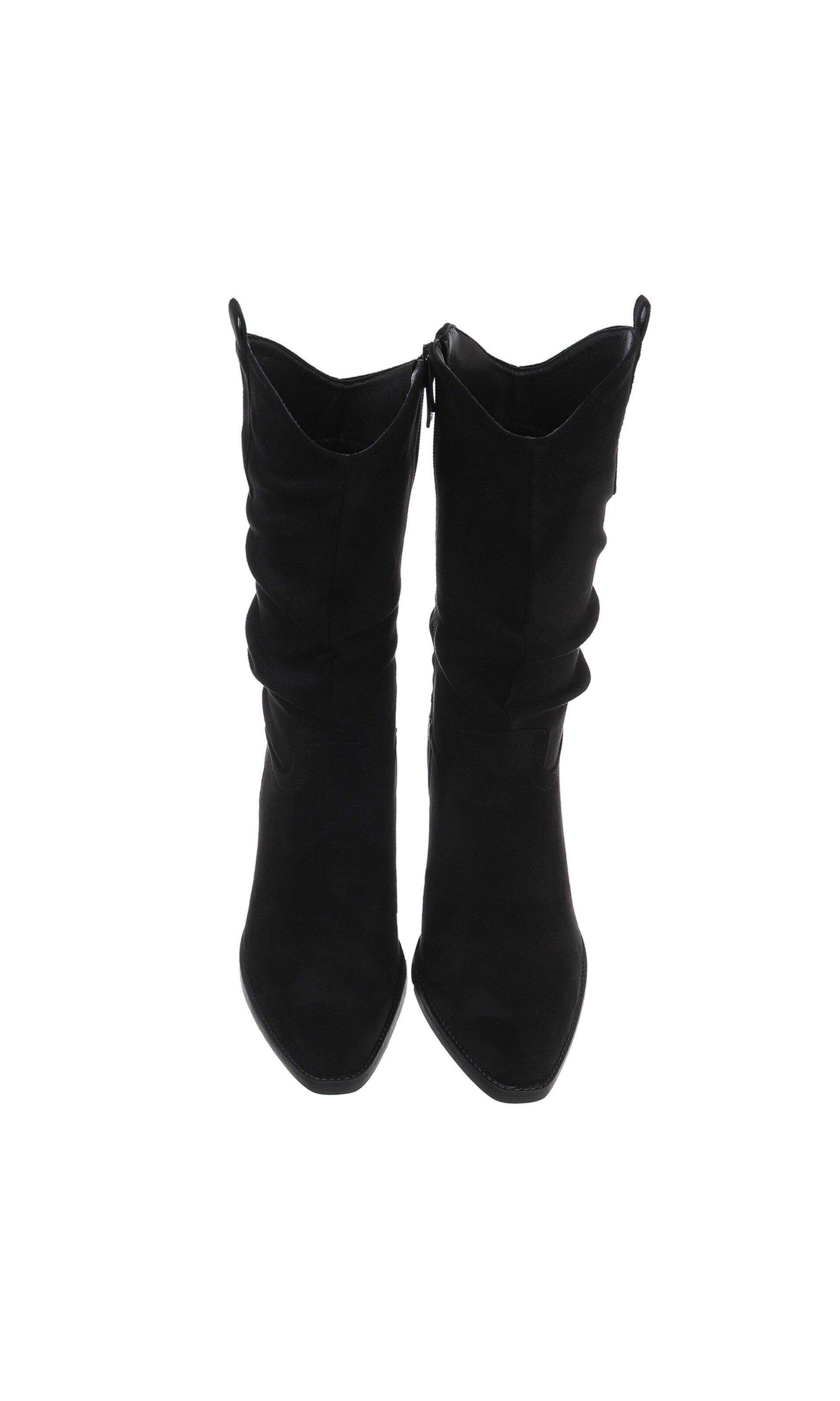 Ital-Design Cowboy Boots in Black