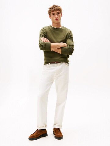 TOMMY HILFIGER Pullover 'Essential' in Grün