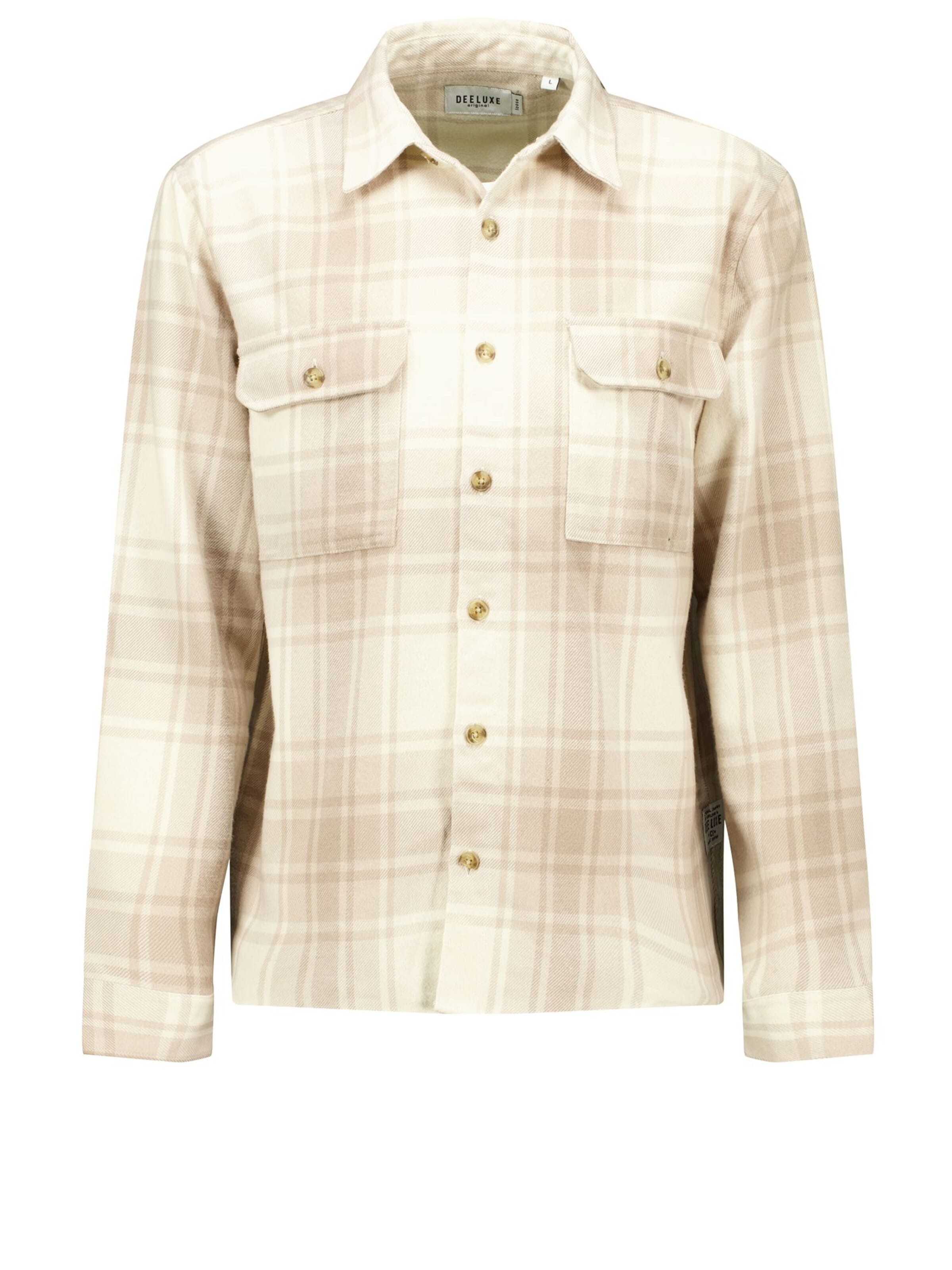 Deeluxe Regular Fit Hemd‌‌‌‌‌‌‌‌‌‌ in Beige: Vorderseite
