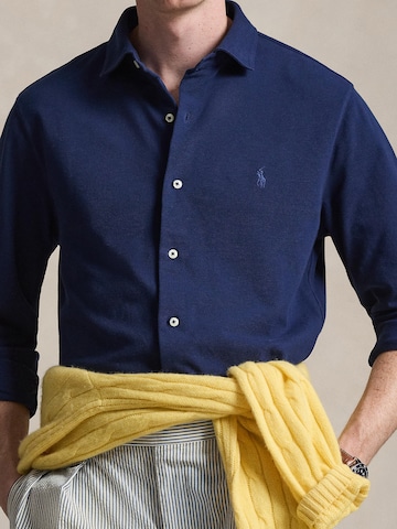 Polo Ralph Lauren Slim fit Overhemd in Blauw
