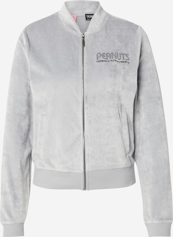 PRINCESS GOES HOLLYWOOD Bluza rozpinana sportowa ' Snoopy Cool Collage' w kolorze szary: przód