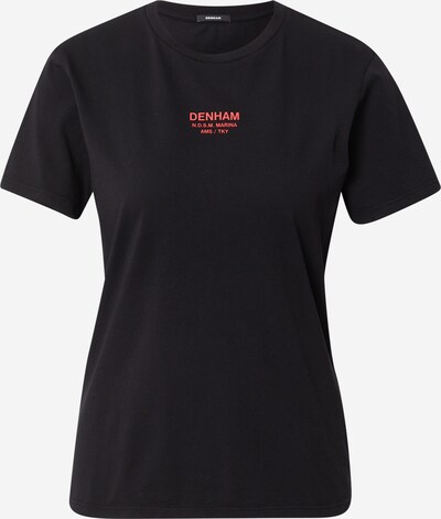 DENHAM T-Shirt 'CAMELLIA' in rot / schwarz, Produktansicht