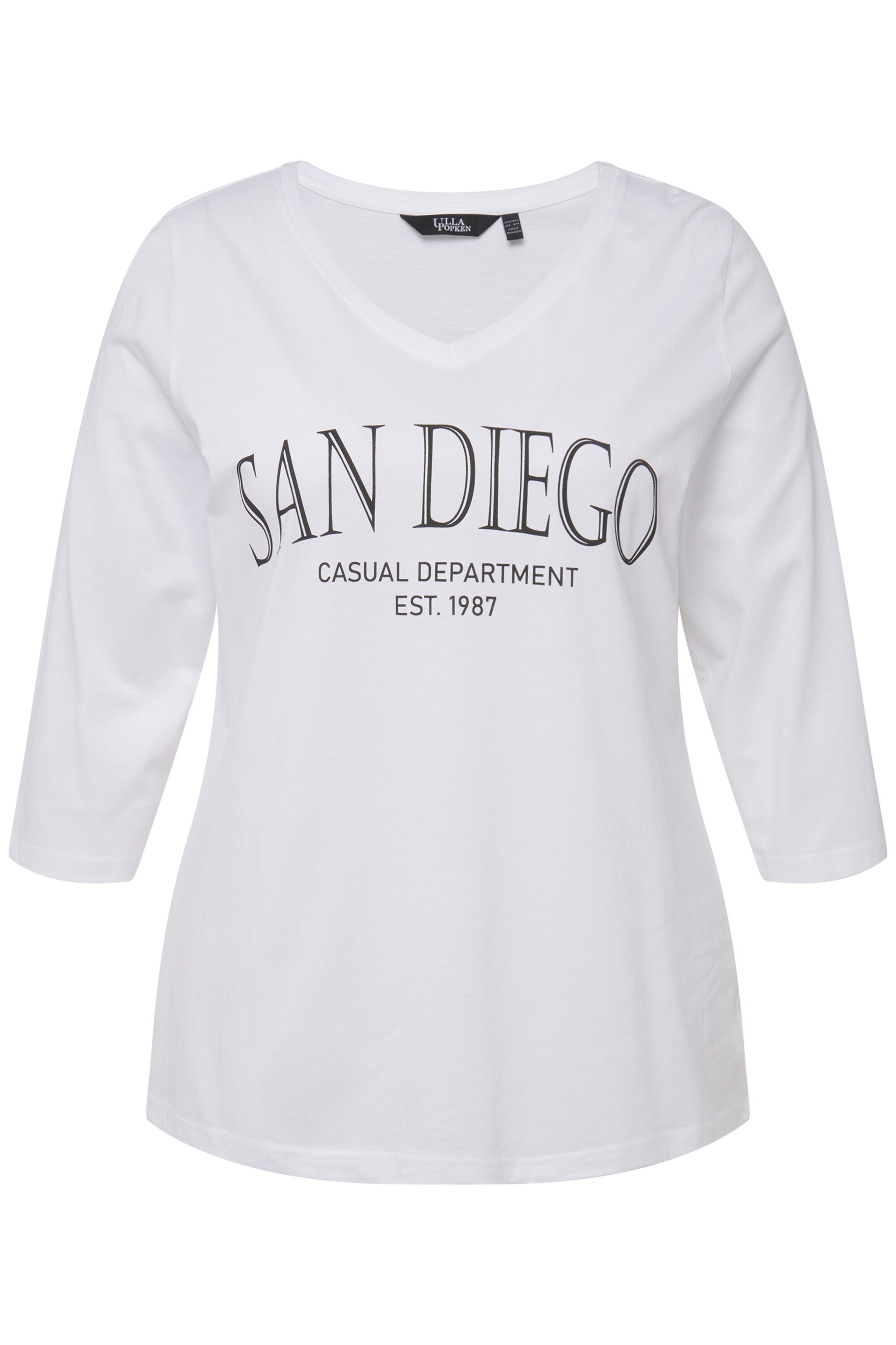 Ulla Popken Shirt in White: front