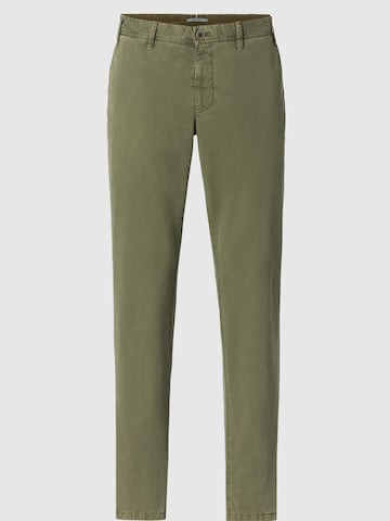 Hiltl Chino Pants 'Tavi - Casual Gabardine' in Green: front