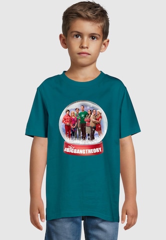 T-Shirt 'Big Bang Theory - Snowglobe' ABSOLUTE CULT en vert : devant