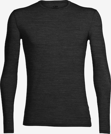 ICEBREAKER - Camiseta térmica 'Anatomica' en negro: frente