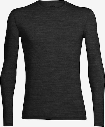 ICEBREAKER - Base Layer 'Anatomica' em preto: frente