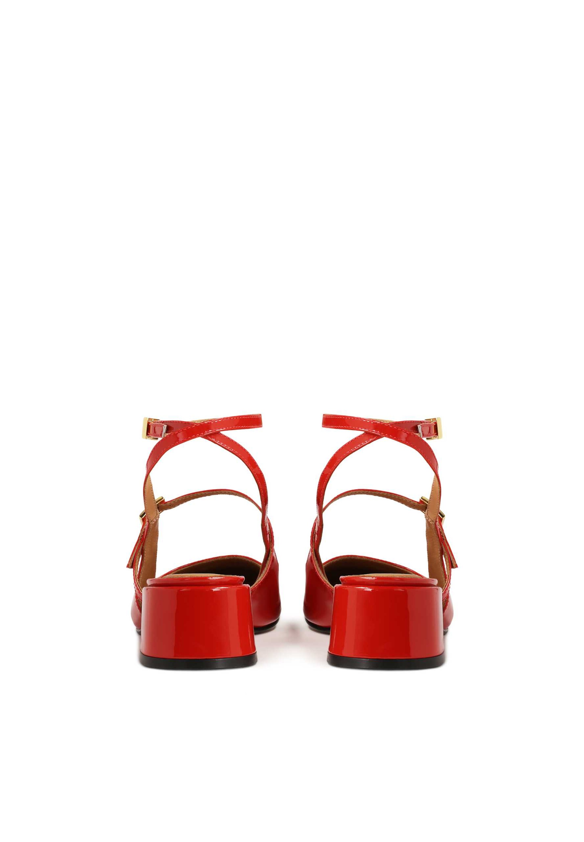 Kazar Slingback Pumps in Red