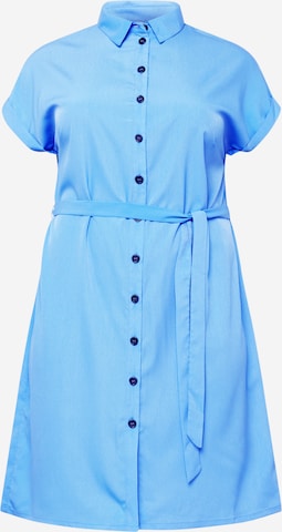 ONLY Carmakoma - Vestidos camiseiros 'DIEGA' em azul: frente