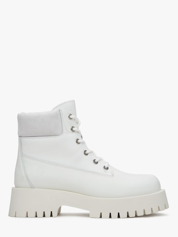 Ankle boots '09-3329' di Estro in bianco: frontale