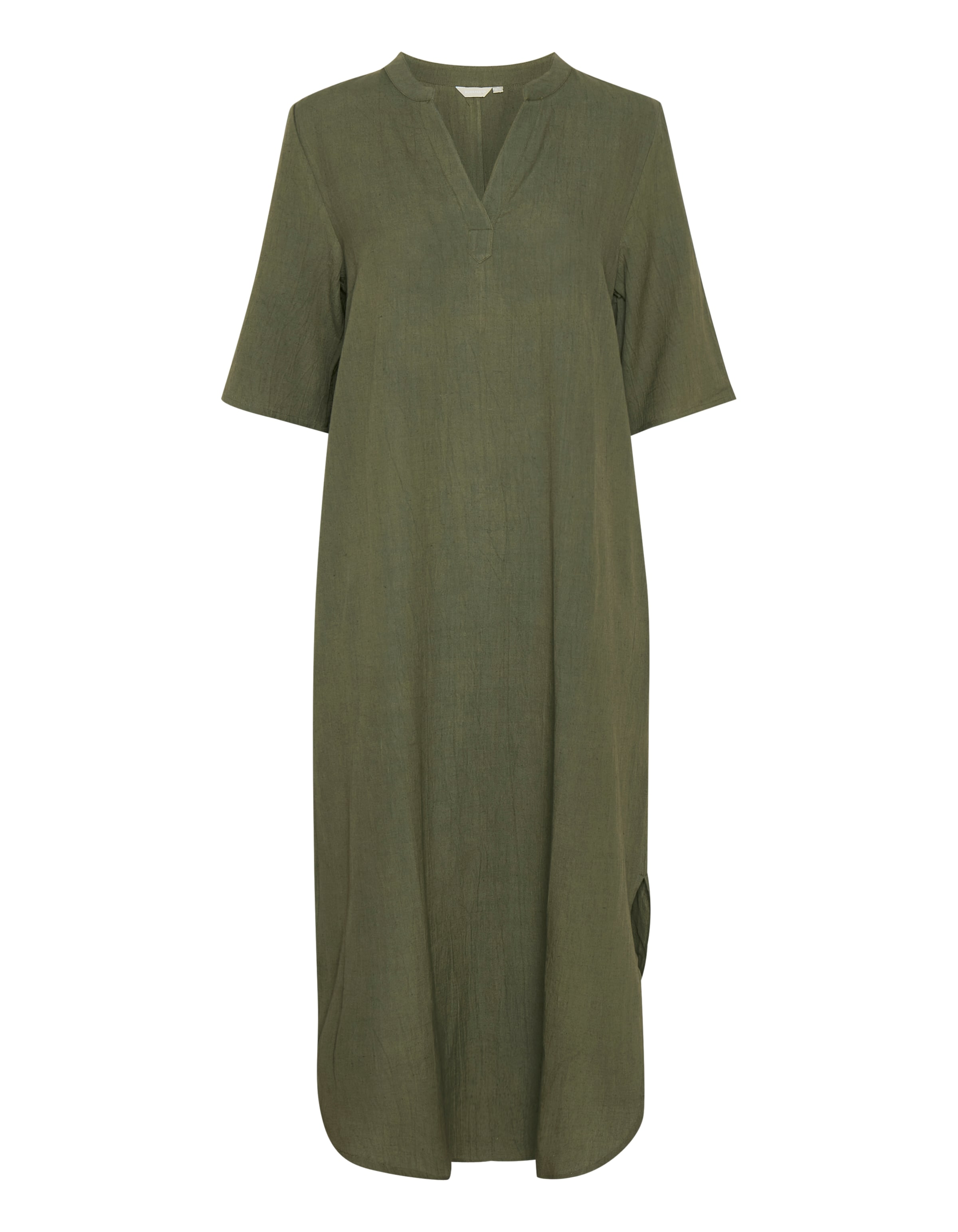 Kaffe Blousejurk 'Kaisey' in Groen: voorkant