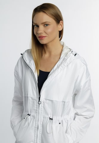 Parka mi-saison DreiMaster Maritim en blanc