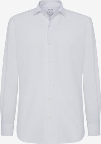 Chemise Boggi Milano en blanc : devant