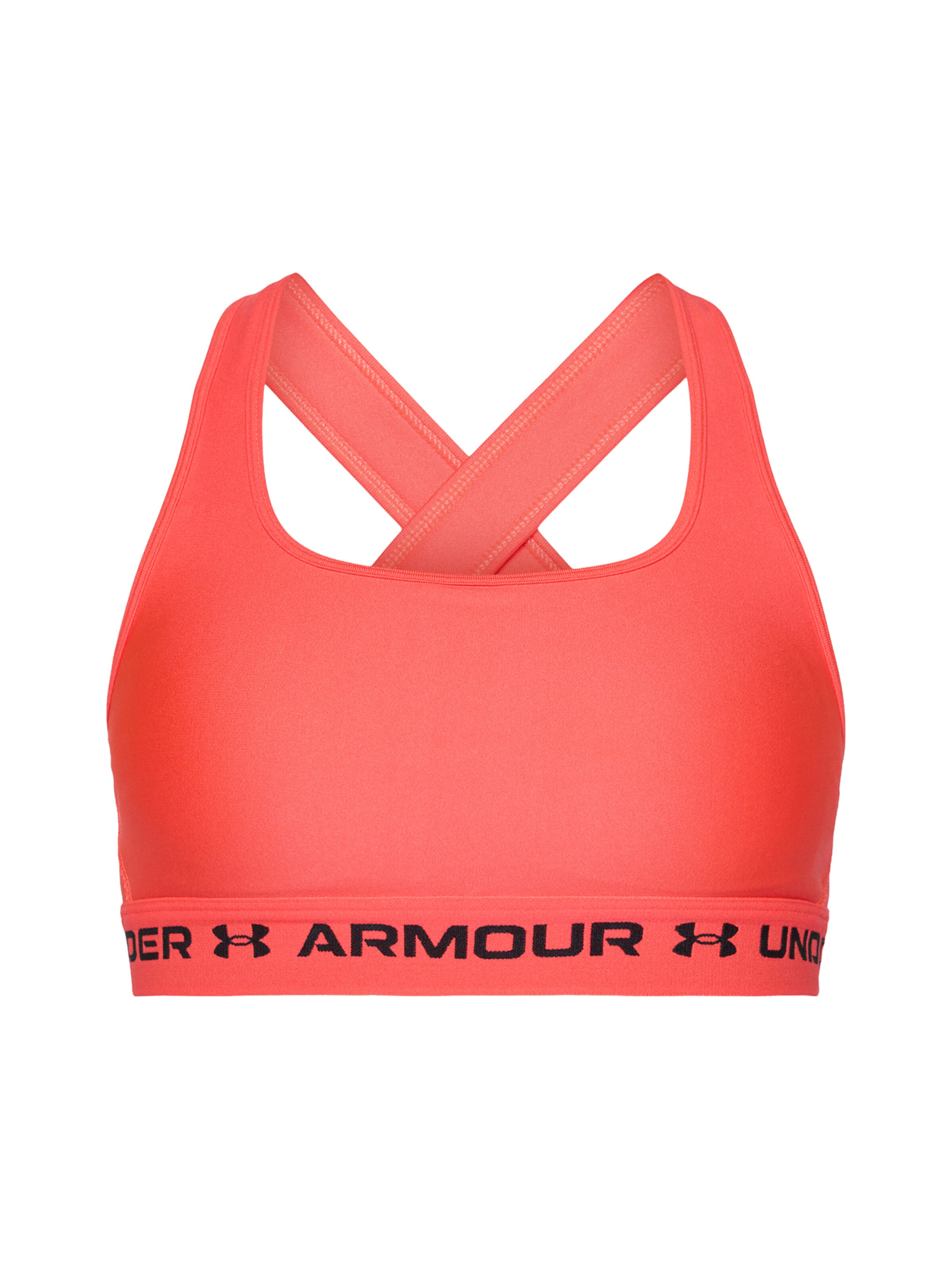 UNDER ARMOUR Bralette Sports Bra in Red: front