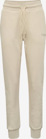 Hummel Tapered Hose in Weiß: Vorderseite